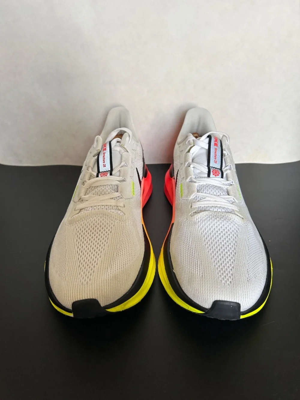 Nike Structure 25 White/Bright Crimson/Volt/Black, HF4913-100, Men’s Size 12.5